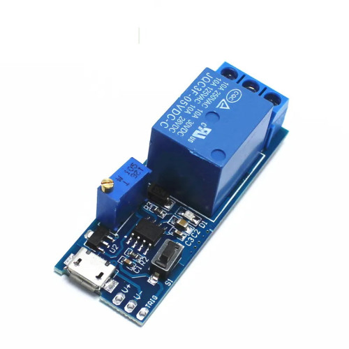 Реле с таймер за забавена активация 5V-30V Micro USB Power