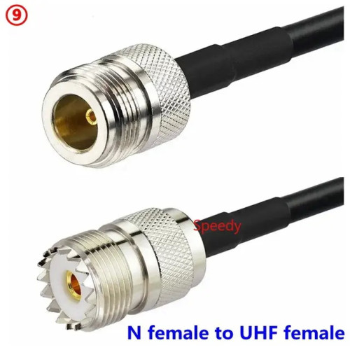 Кабел N female - UHF female / LMR240 / 50 cm Кабел N female - UHF female / LMR240 / 50 cm