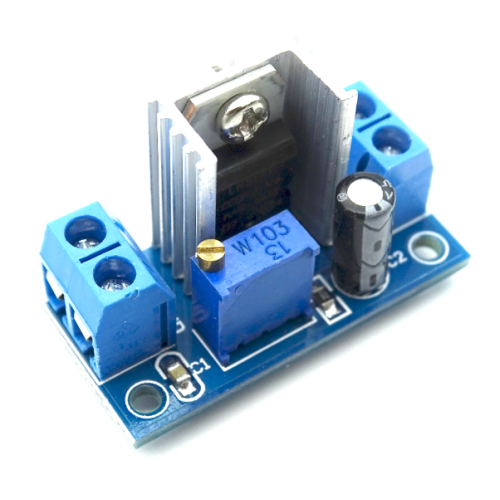 Модул DC-DC понижаващ конвертор 4.2-40V до 1.2-37V LM317