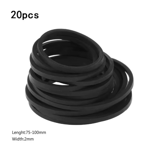 Квадратни ремъци 2mm / 75-100mm / 20 бр Квадратни ремъци 2mm / 75-100mm / 20 бр