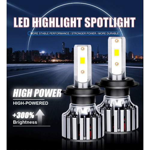 2 броя H7 LED крушки за автомобил