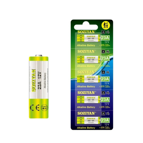 Алкална батерия 23A (A23) 12V - 5 броя